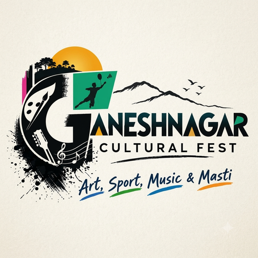 Ganeshnagar Cultural Fest logo